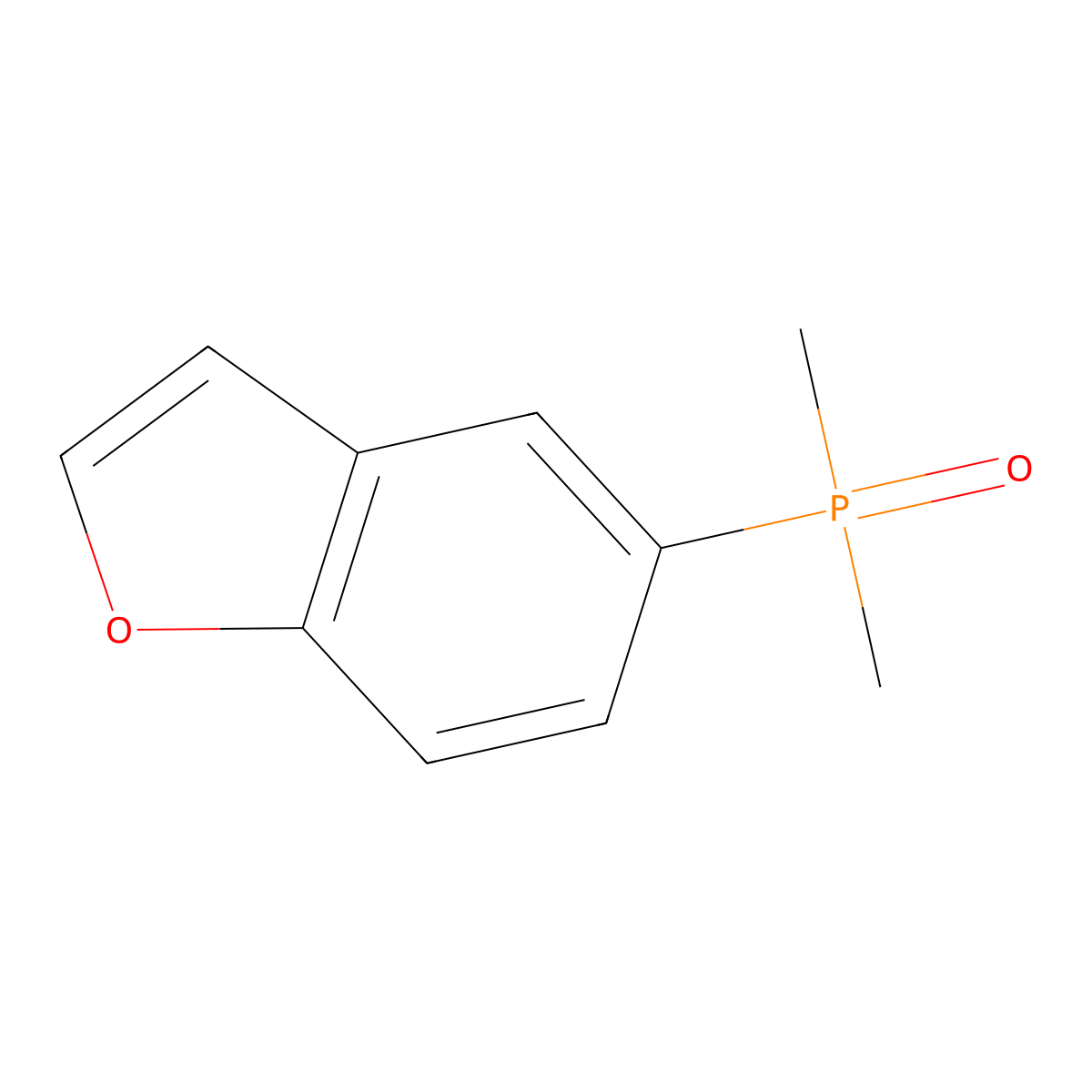 Benzofuran-5-yldimethylphosphine oxide molecular structure, CAS 2748288-54-0