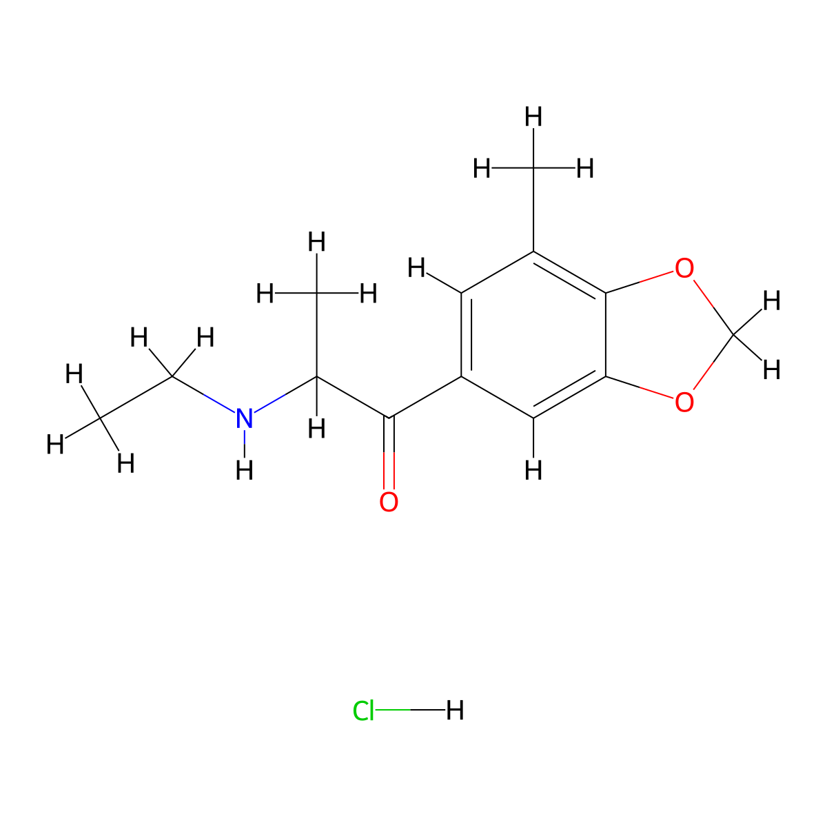 5-Methylethylone hydrochloride molecular structure, CAS 2748289-02-1