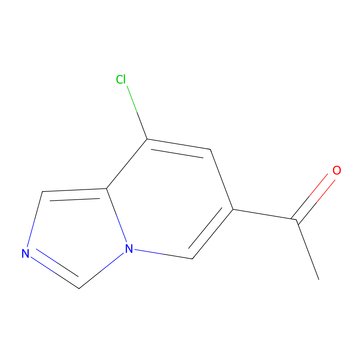 1-(8-Chloroimidazo[1,5-a]pyridin-6-yl)ethan-1-one molecular structure, CAS 2748453-22-5