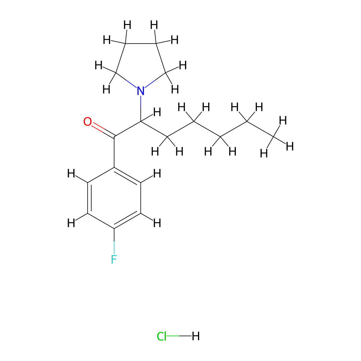 4-Fluoro PV8 (hydrochloride) molecular structure, CAS 2748485-01-8