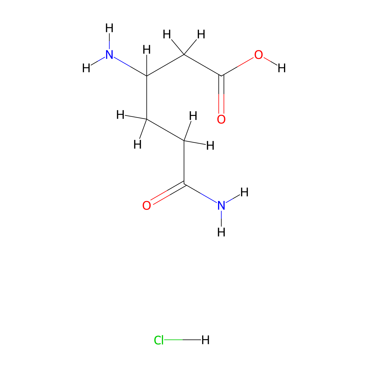 3-Amino-5-carbamoylpentanoic acid hydrochloride molecular structure, CAS 2748576-17-0