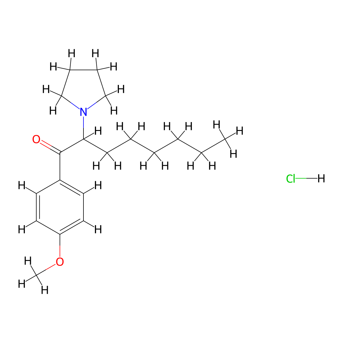 4-methoxy PV9 (hydrochloride) molecular structure, CAS 2748590-60-3