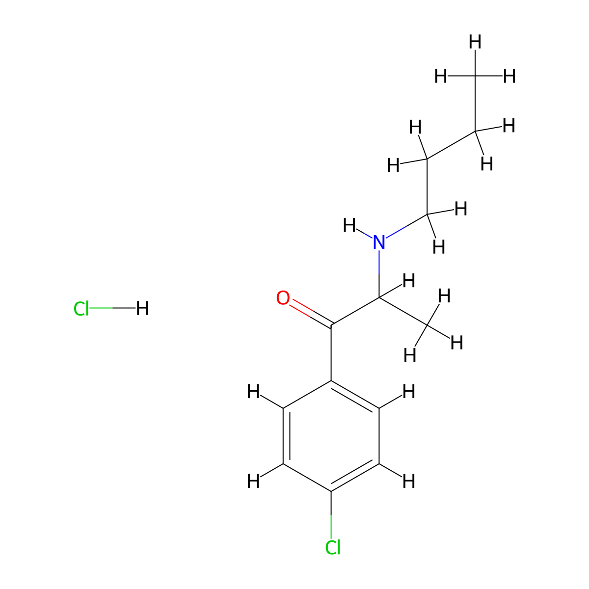 4-Chloro-N-butylcathinone (hydrochloride) molecular structure, CAS 2748591-11-7
