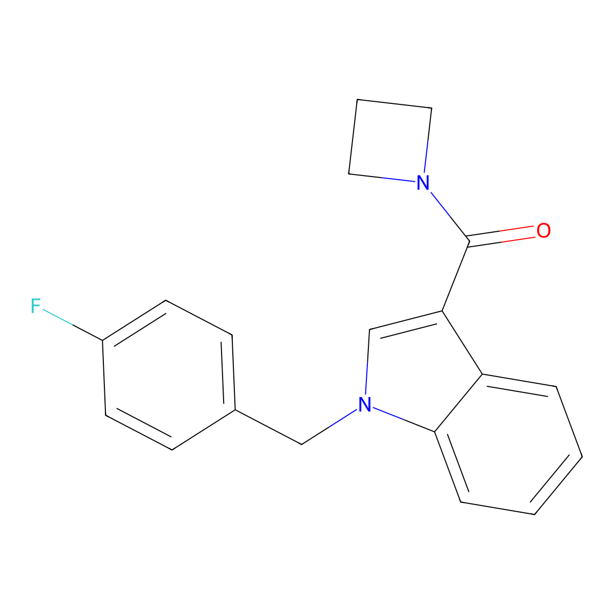 Azefubim molecular structure, CAS 2748592-03-0