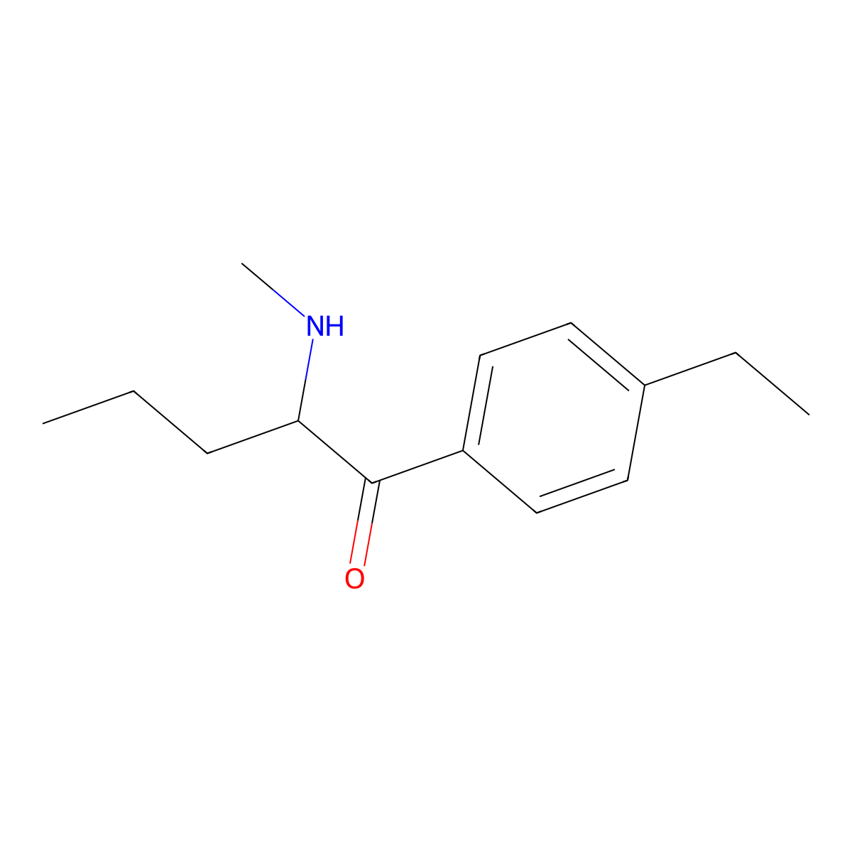 1-(4-Ethylphenyl)-2-(methylamino)pentan-1-one molecular structure, CAS 2748592-70-1