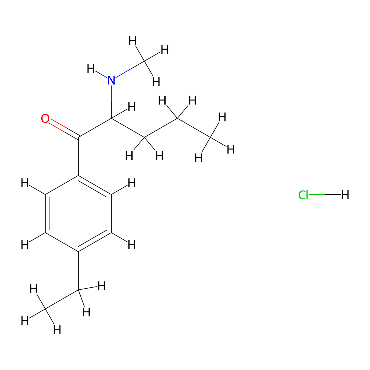 4-Ethyl pentedrone (hydrochloride) molecular structure, CAS 2748592-71-2