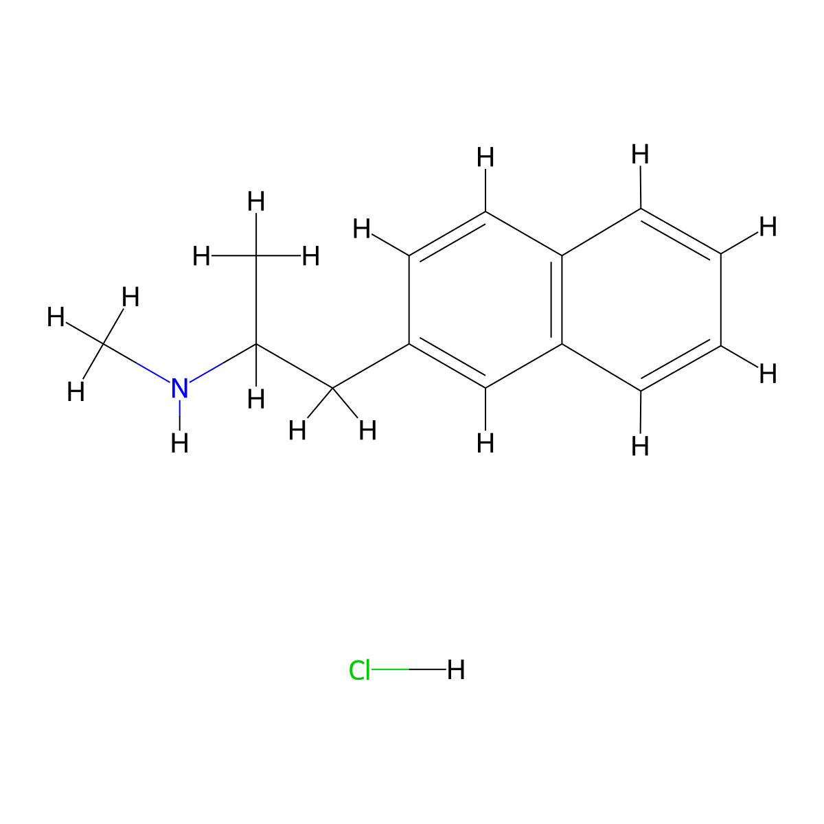 Methamnetamine (hydrochloride) molecular structure, CAS 2748623-12-1