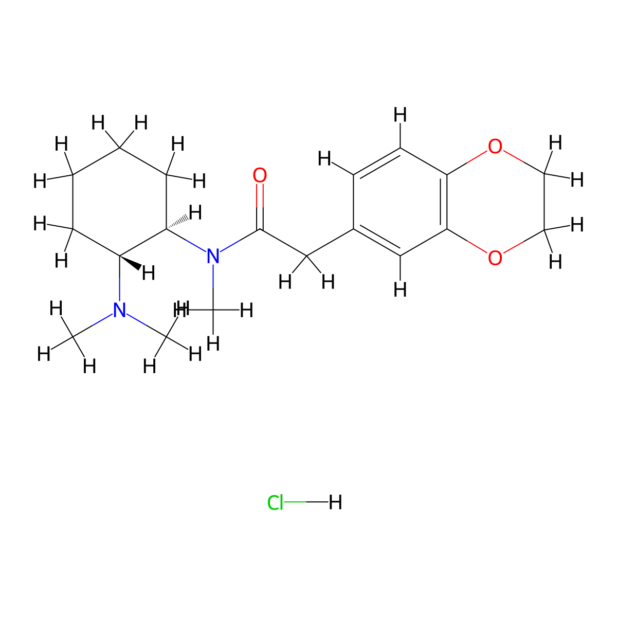 3,4-Ethylenedioxy U-51754 (hydrochloride) molecular structure, CAS 2748623-92-7