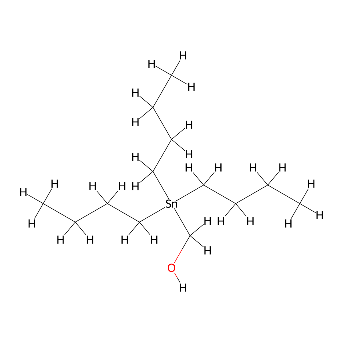 1-(Tributylstannyl)methanol molecular structure, CAS 27490-33-1