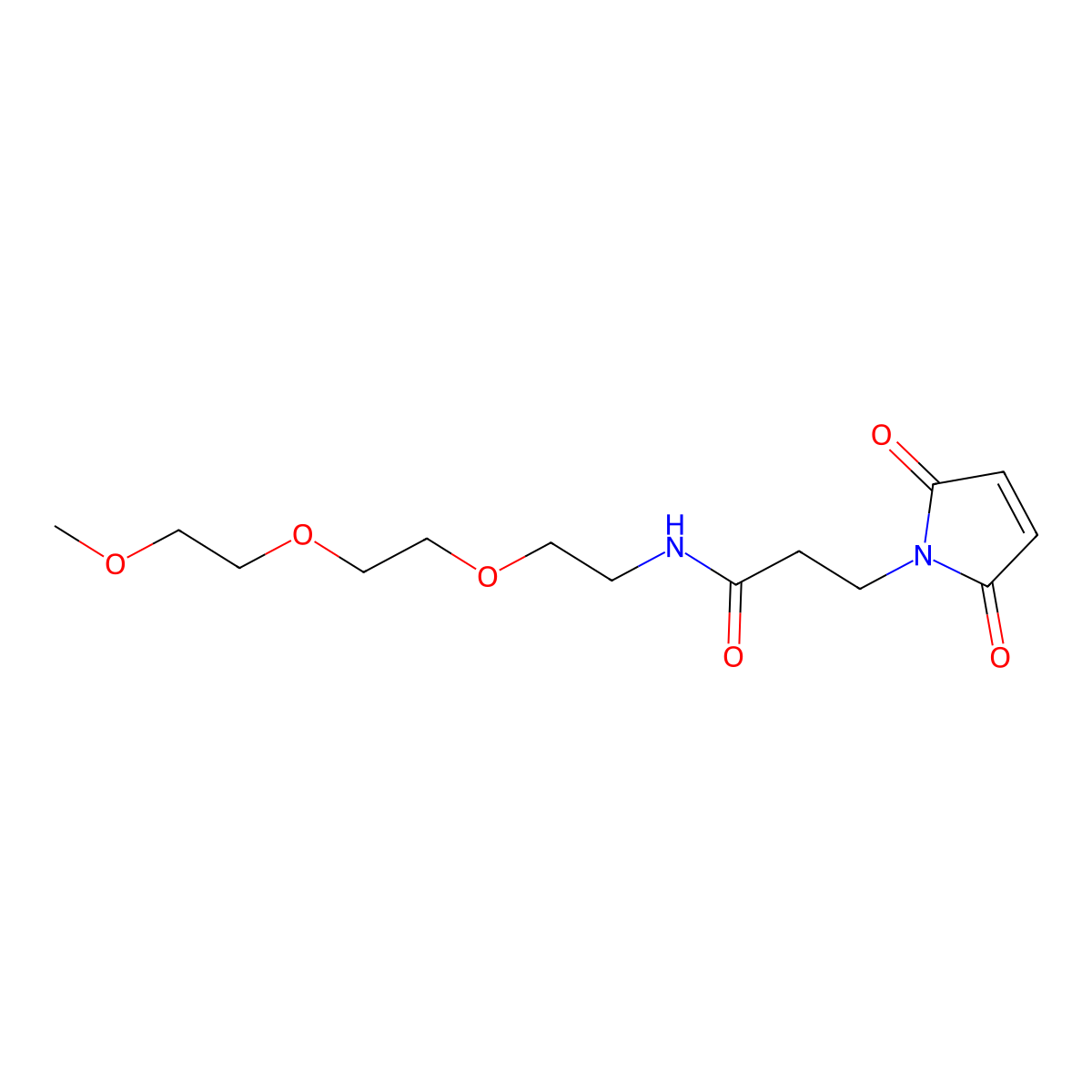 m-PEG3-Mal molecular structure, CAS 2749291-50-5