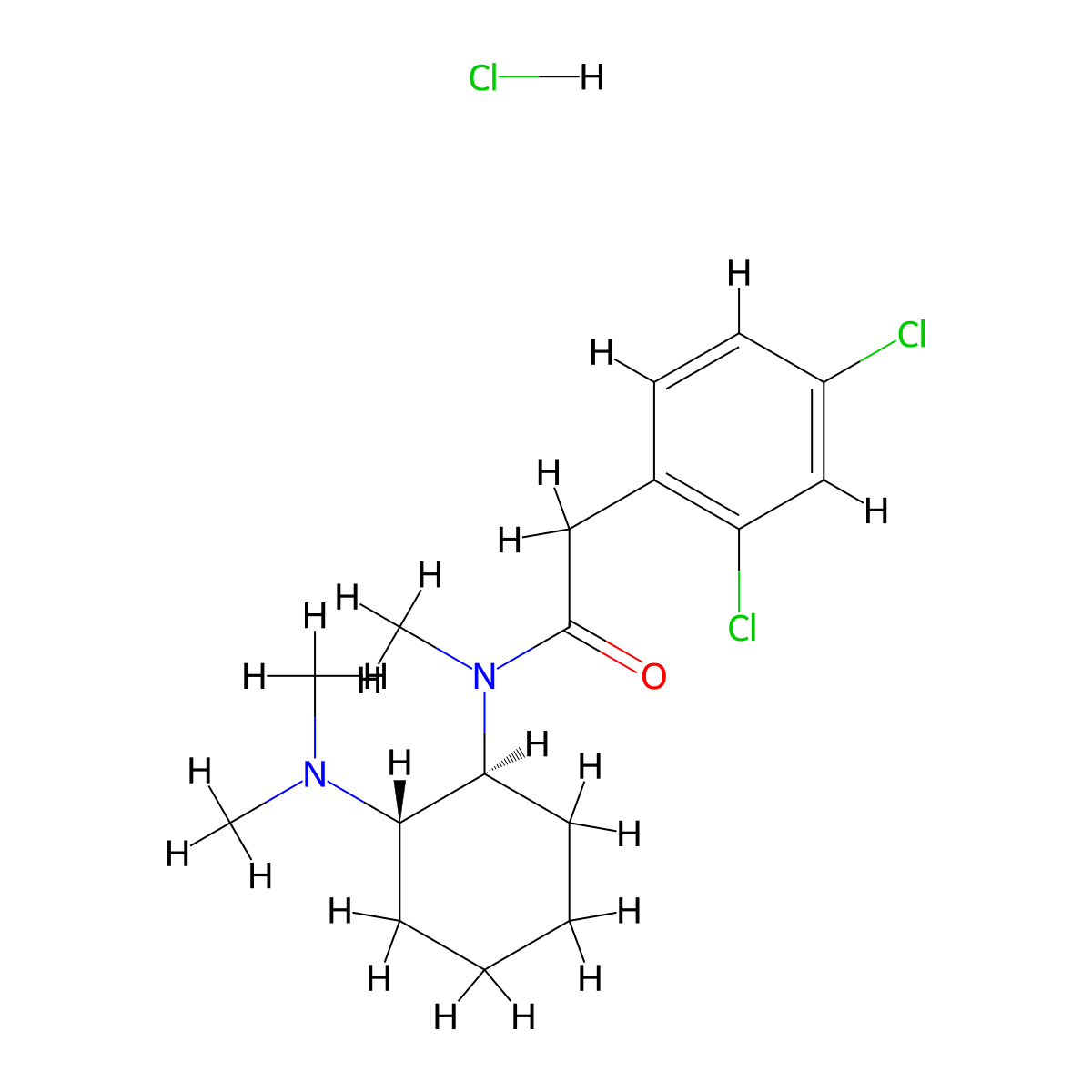 U-48800 (hydrochloride) molecular structure, CAS 2749298-67-5
