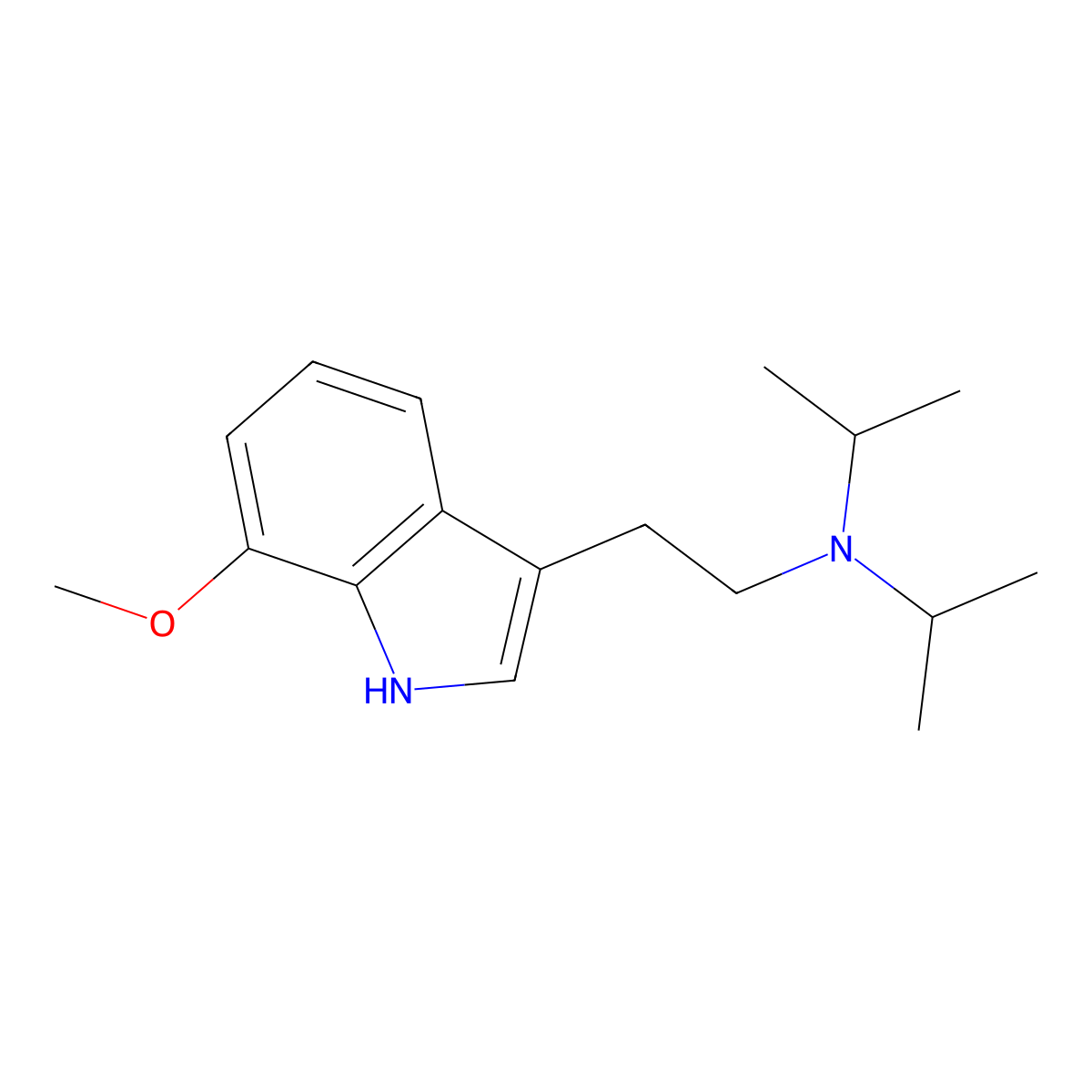 N-Isopropyl-N-(2-(7-methoxy-1H-indol-3-yl)ethyl)propan-2-amine molecular structure, CAS 2749302-94-9
