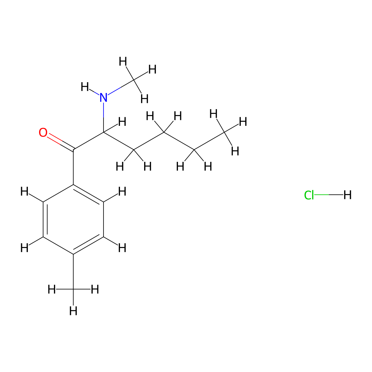 4'-Methyl-N-methylhexanophenone hydrochloride molecular structure, CAS 2749391-59-9