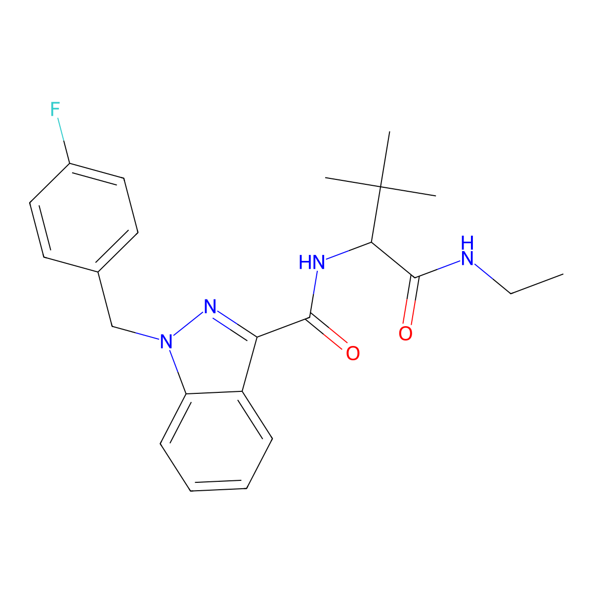 Eadb-fubinaca molecular structure, CAS 2749394-81-6