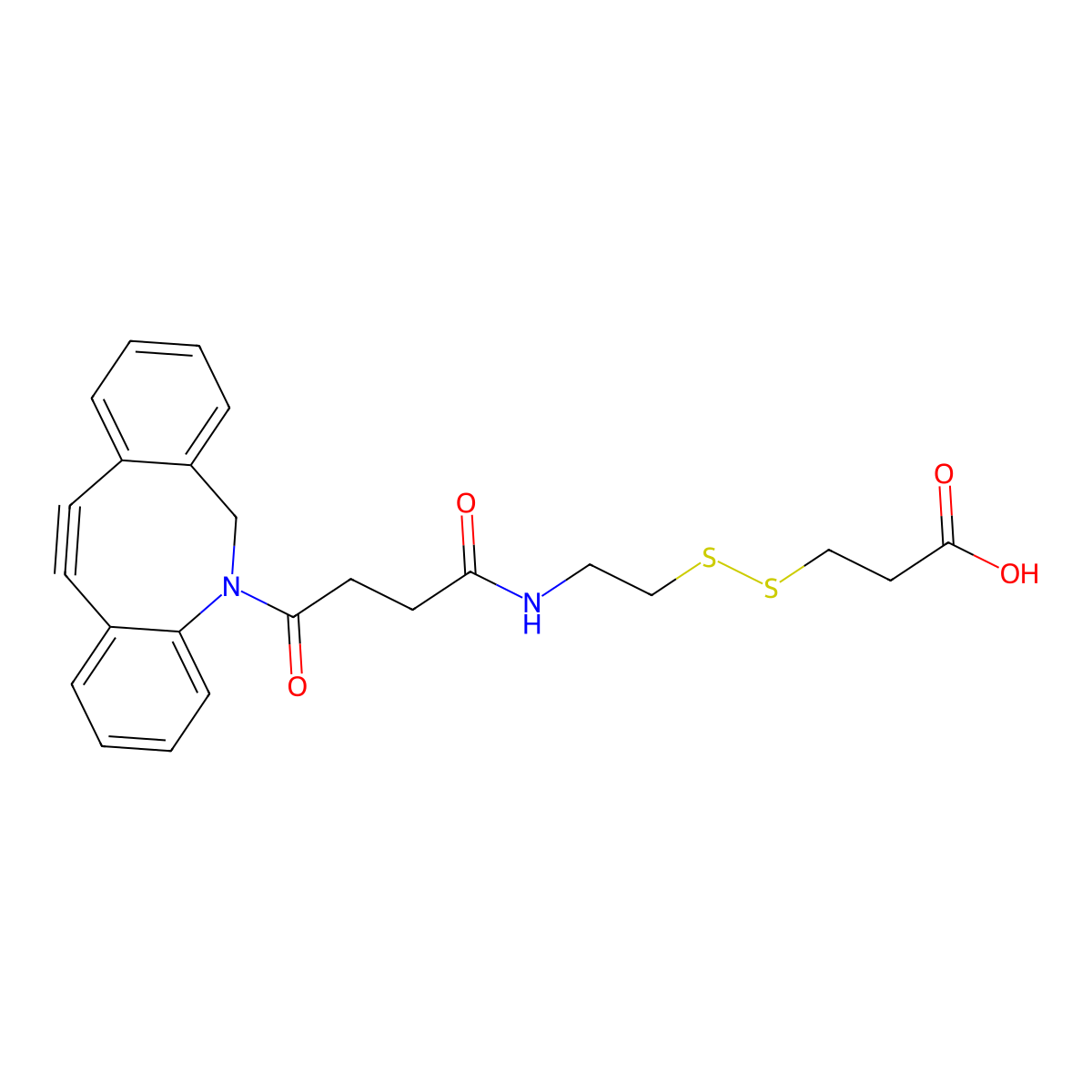 DBCO-S-S-acid molecular structure, CAS 2749426-25-1