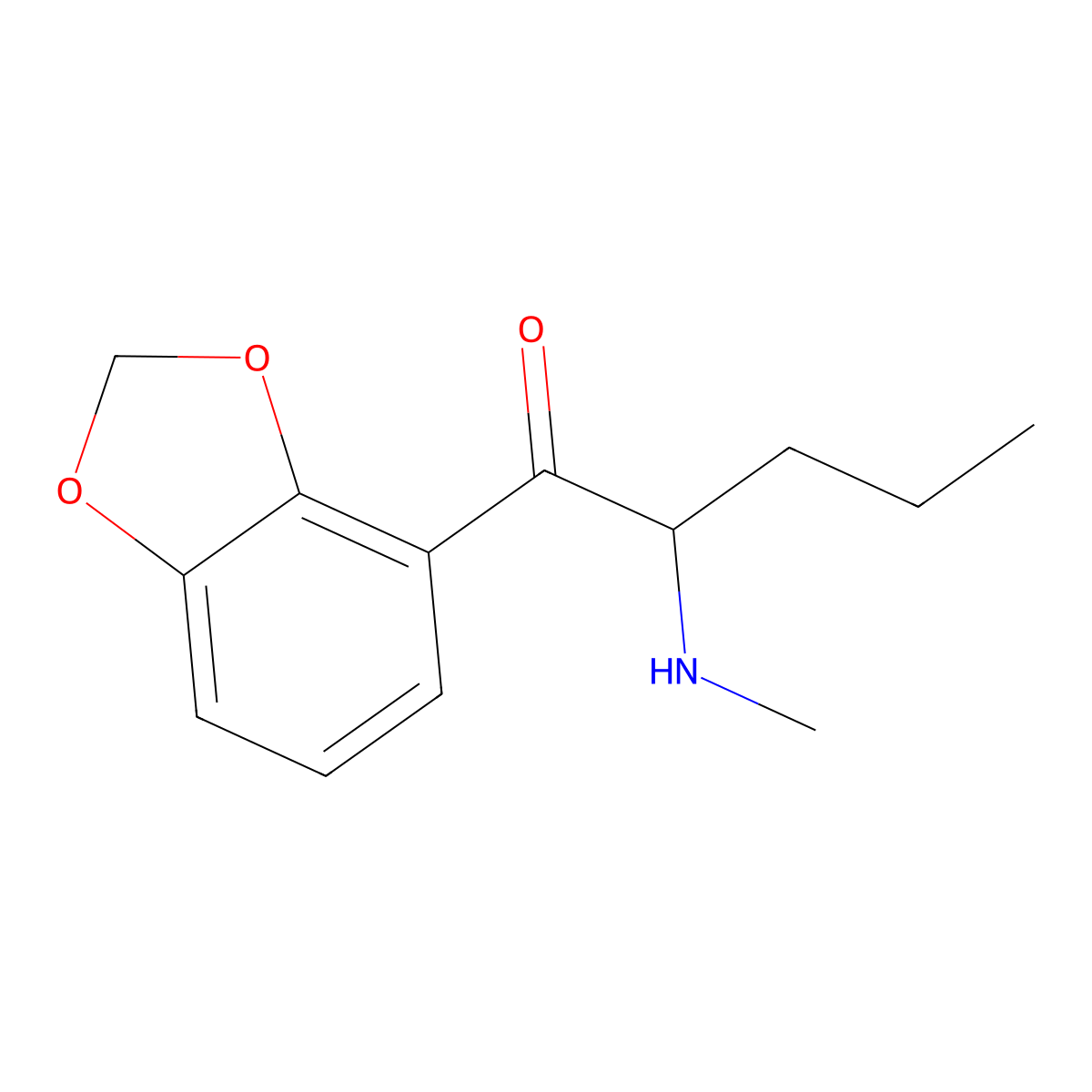 1-(1,3-Benzodioxol-4-yl)-2-(methylamino)pentan-1-one molecular structure, CAS 2749428-56-4