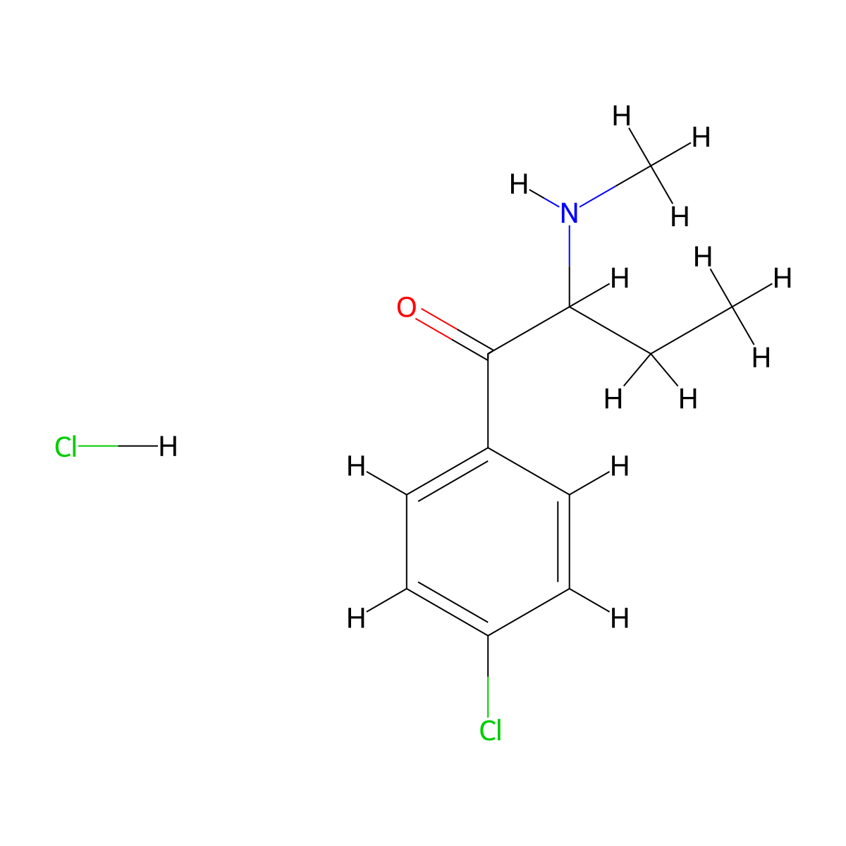 4-chloro Buphedrone (hydrochloride) molecular structure, CAS 2749435-17-2