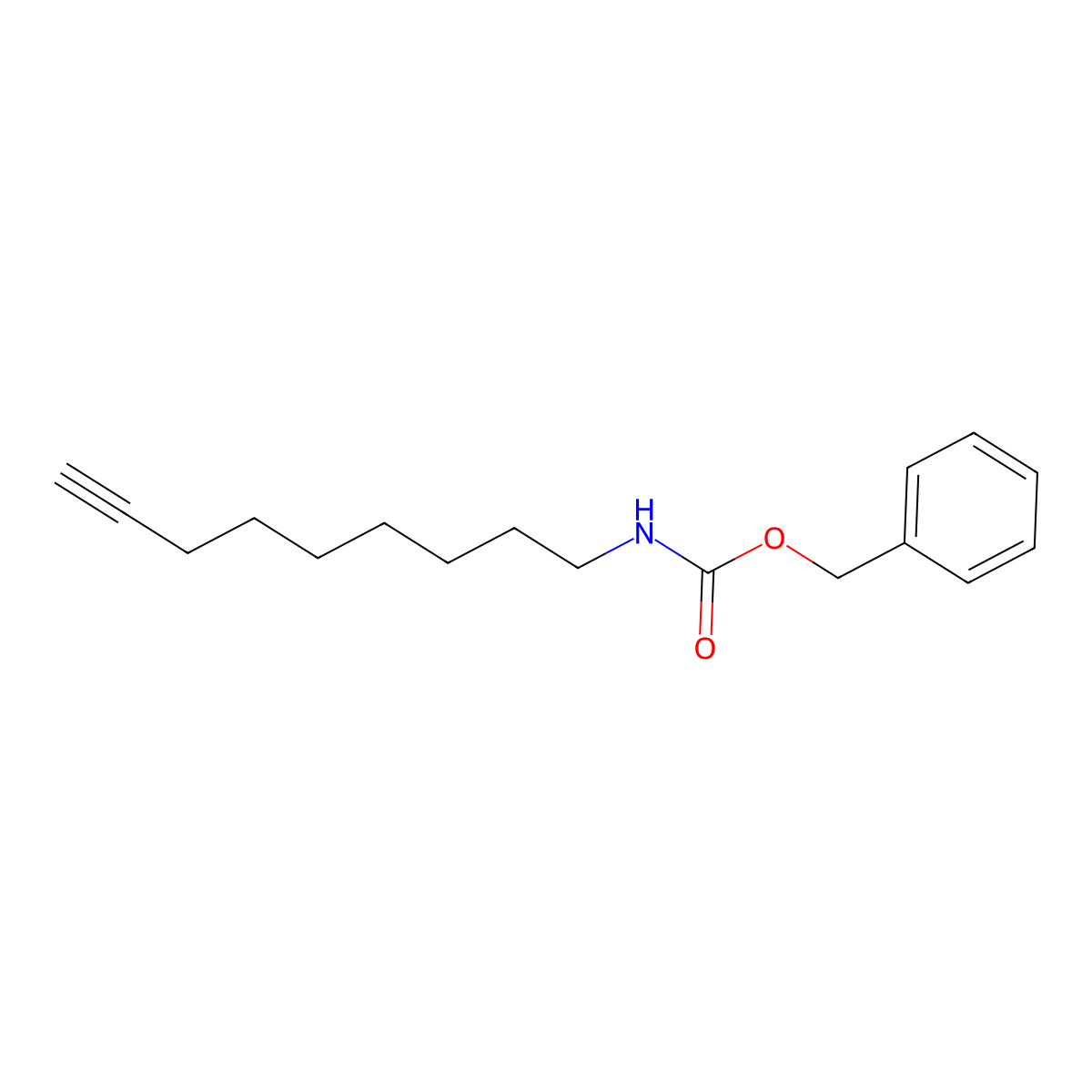 Non-8-ynyl-carbamic acid benzyl ester molecular structure, CAS 2749755-38-0