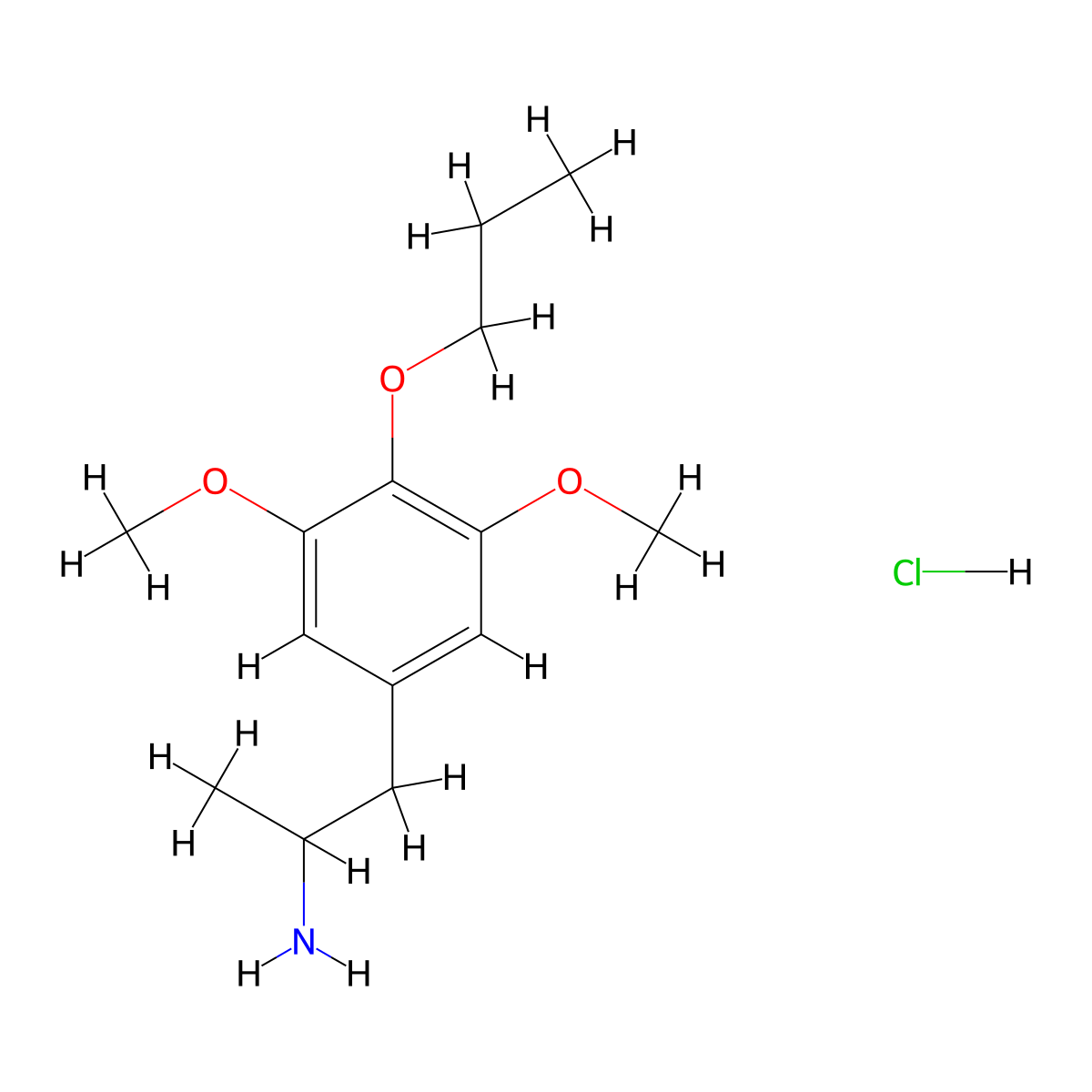 3C-P (hydrochloride) molecular structure, CAS 2749897-26-3