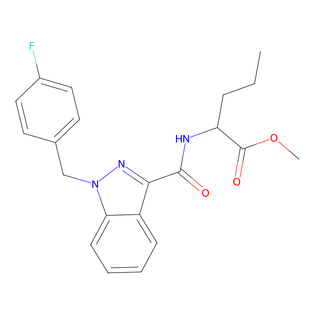 Mep-fubinaca molecular structure, CAS 2749985-46-2