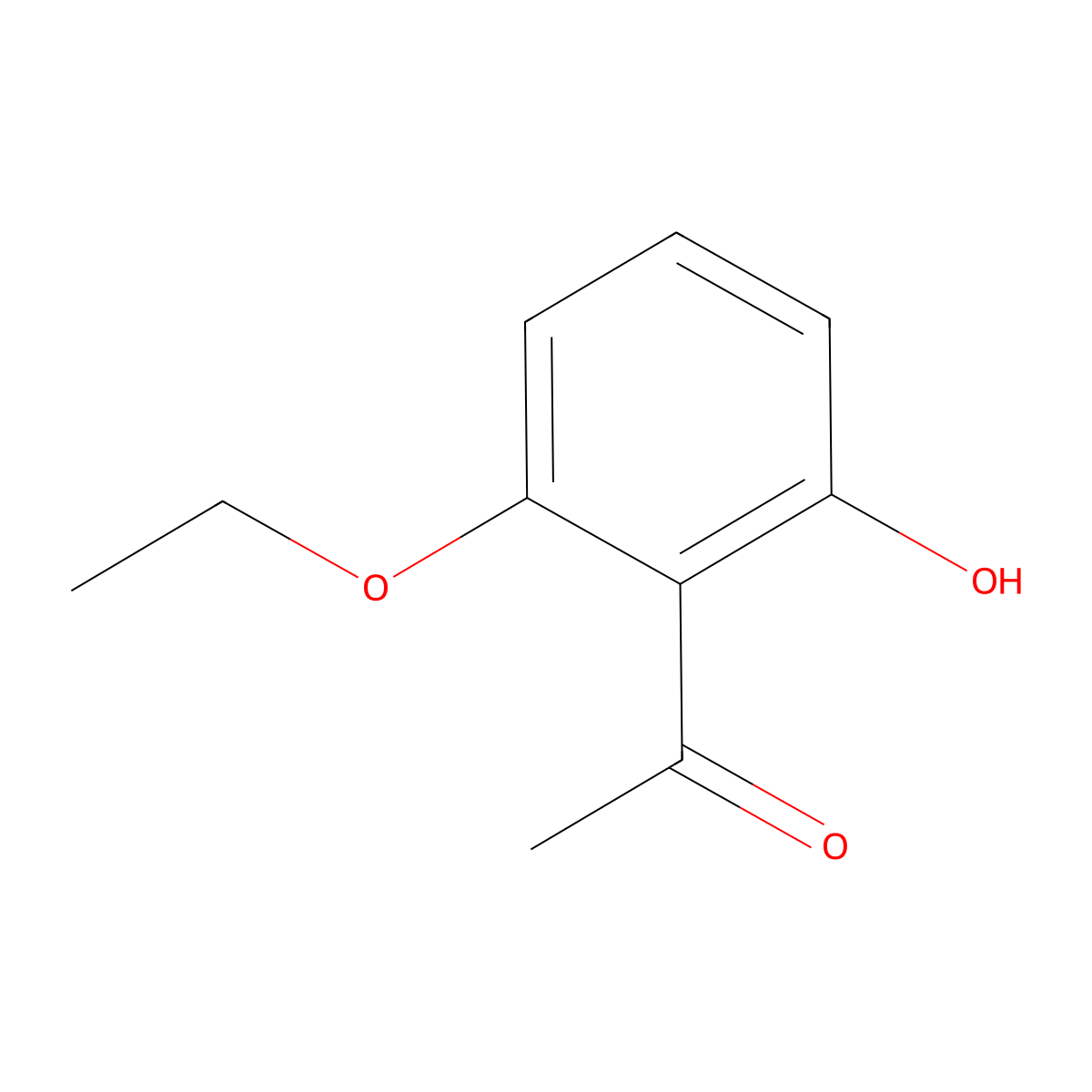 6'-Ethoxy-2'-hydroxyacetophenone molecular structure, CAS 2750-25-6