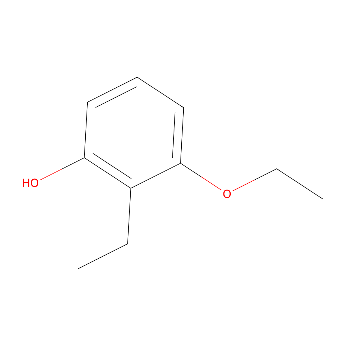 3-Ethoxy-2-ethylphenol molecular structure, CAS 2750-26-7