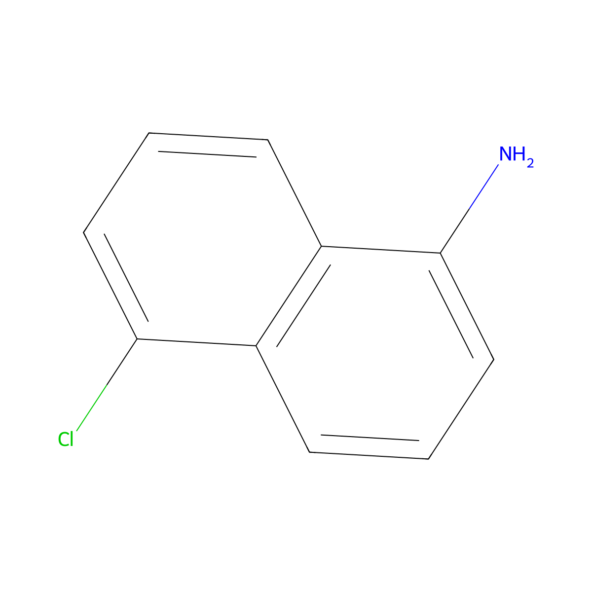 5-Chloronaphthalen-1-amine molecular structure, CAS 2750-80-3