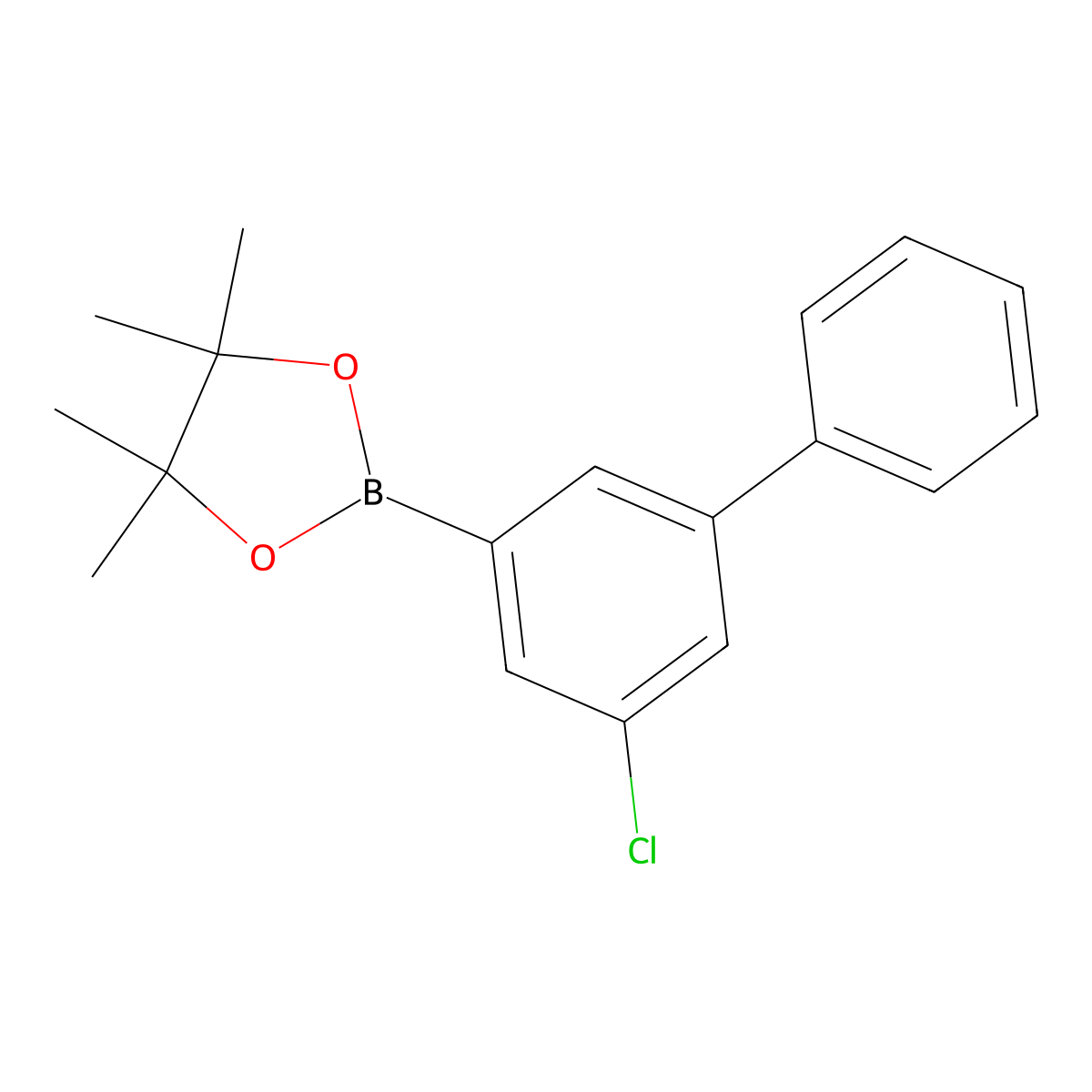 2-(5-Chloro-[1,1'-biphenyl]-3-yl)-4,4,5,5-tetramethyl-1,3,2-dioxaborolane molecular structure, CAS 2750016-14-7