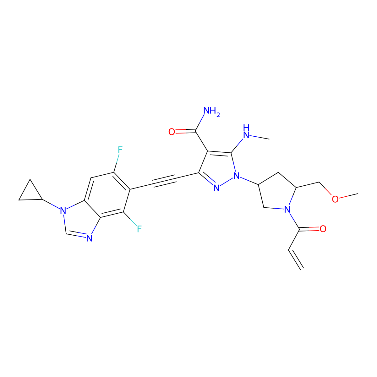 Pan-FGFR Inhibitor KIN-3248 molecular structure, CAS 2750709-91-0