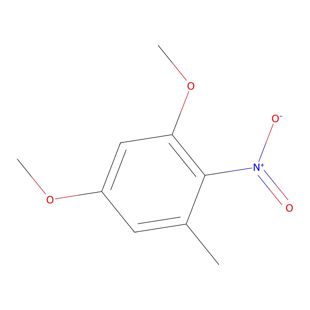 1,5-Dimethoxy-3-methyl-2-nitrobenzene molecular structure, CAS 27508-87-8
