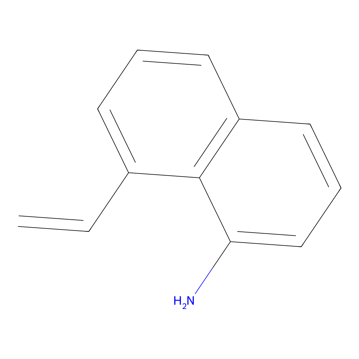8-Vinyl-1-naphthalenamine molecular structure, CAS 2750928-44-8