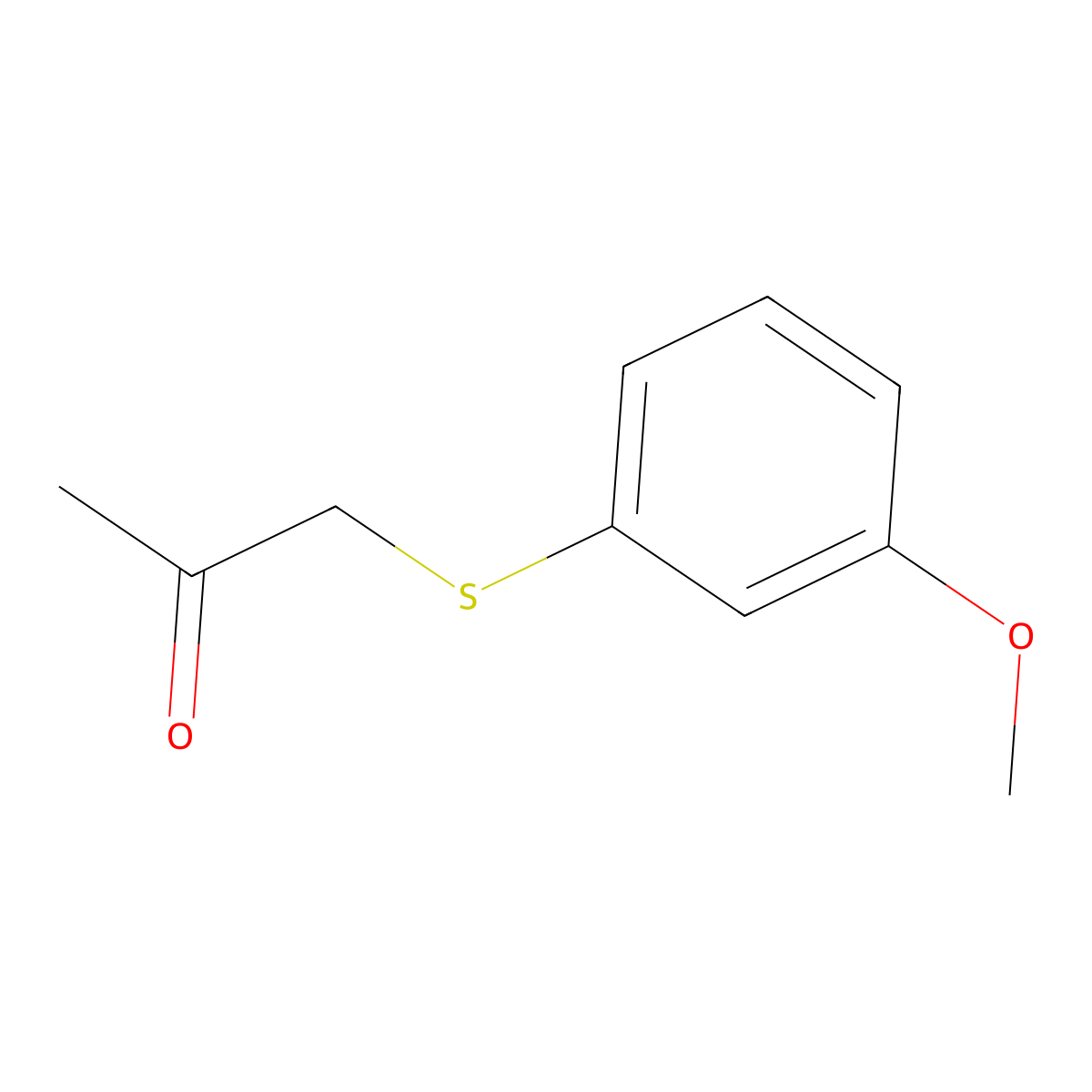 1-((3-Methoxyphenyl)thio)propan-2-one molecular structure, CAS 27513-99-1