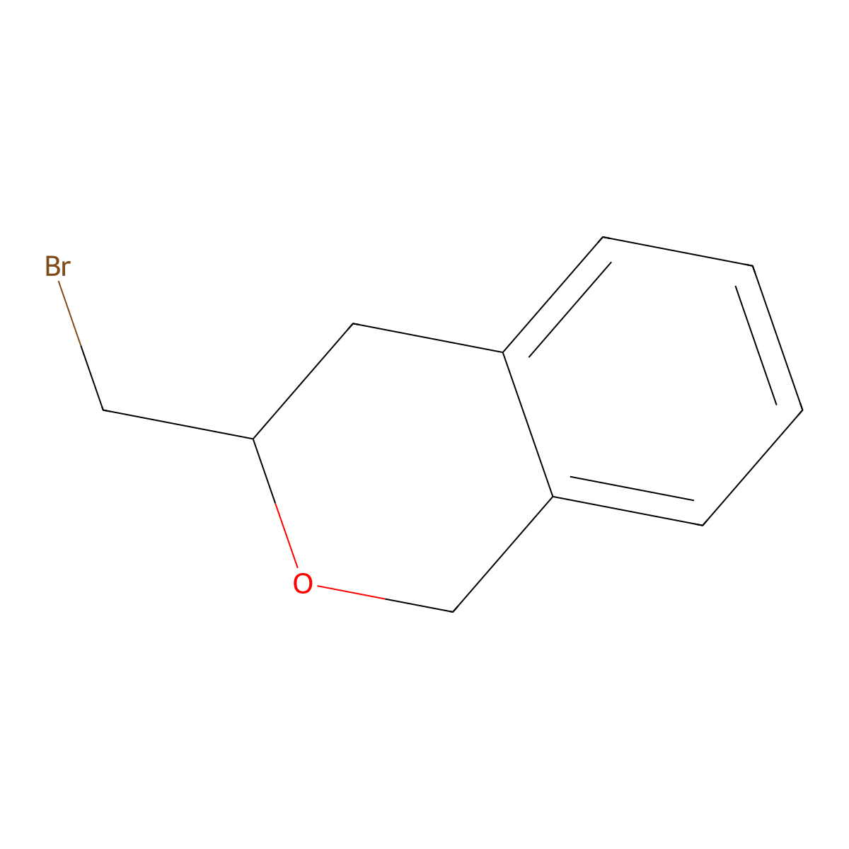 (3S)-3-(bromomethyl)-3,4-dihydro-1H-2-benzopyran molecular structure, CAS 2751602-92-1