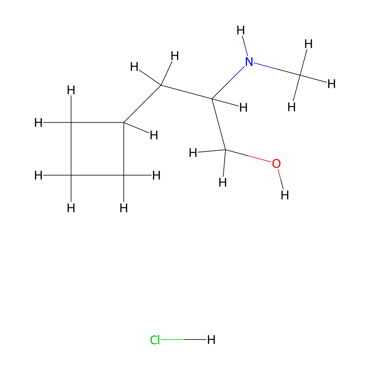 3-Cyclobutyl-2-(methylamino)propan-1-olhydrochloride molecular structure, CAS 2751610-19-0