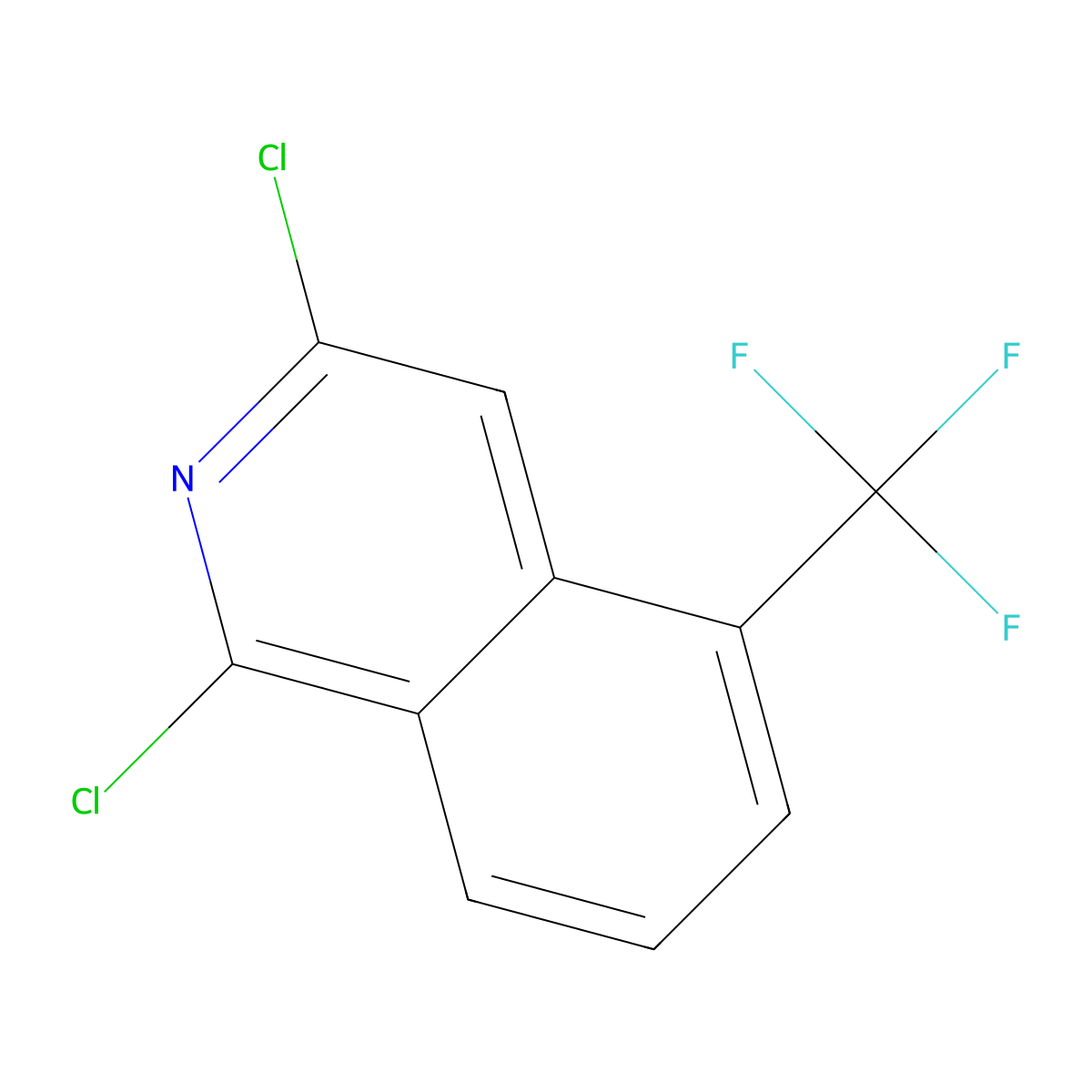 1,3-Dichloro-5-(trifluoromethyl)isoquinoline molecular structure, CAS 2751614-81-8