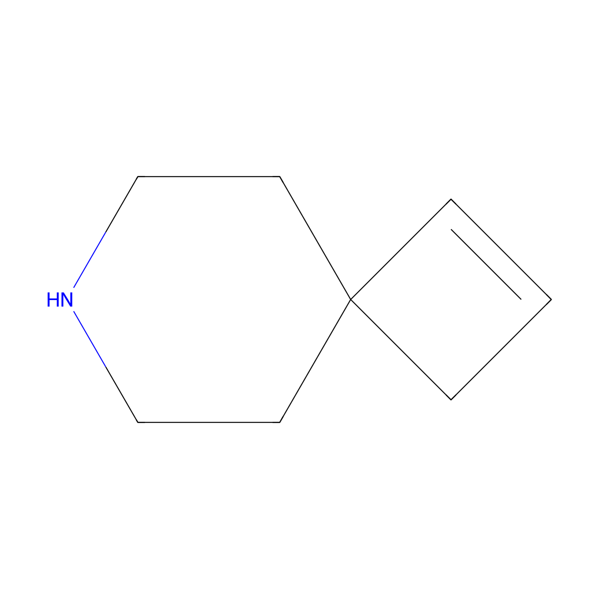 7-Azaspiro[3.5]non-1-ene molecular structure, CAS 2751615-55-9