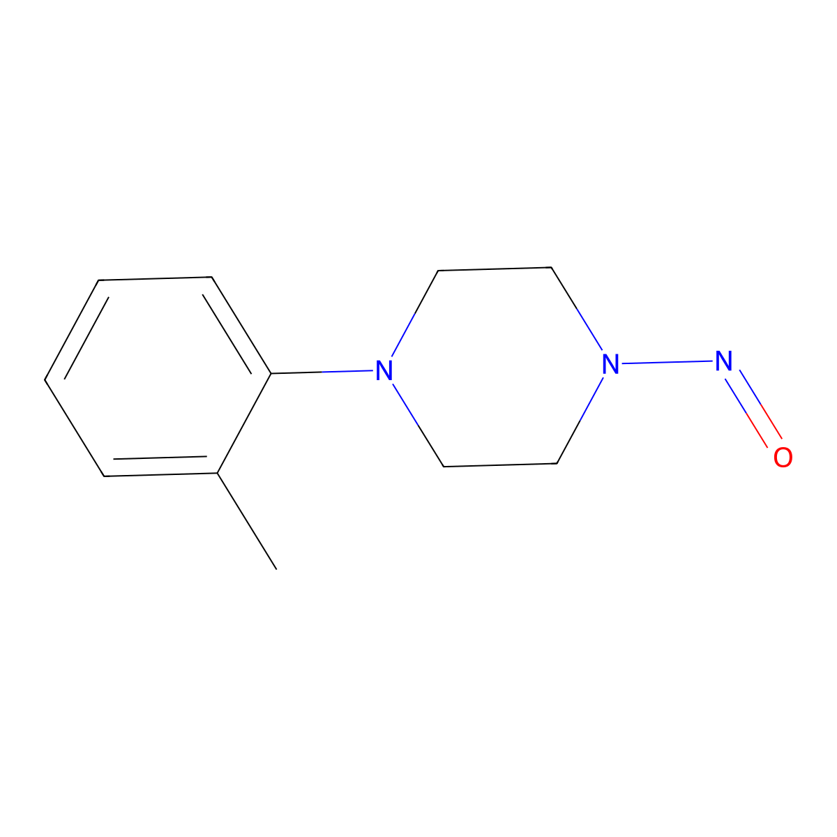 1-(2-Methylphenyl)-4-nitrosopiperazine molecular structure, CAS 2751615-89-9