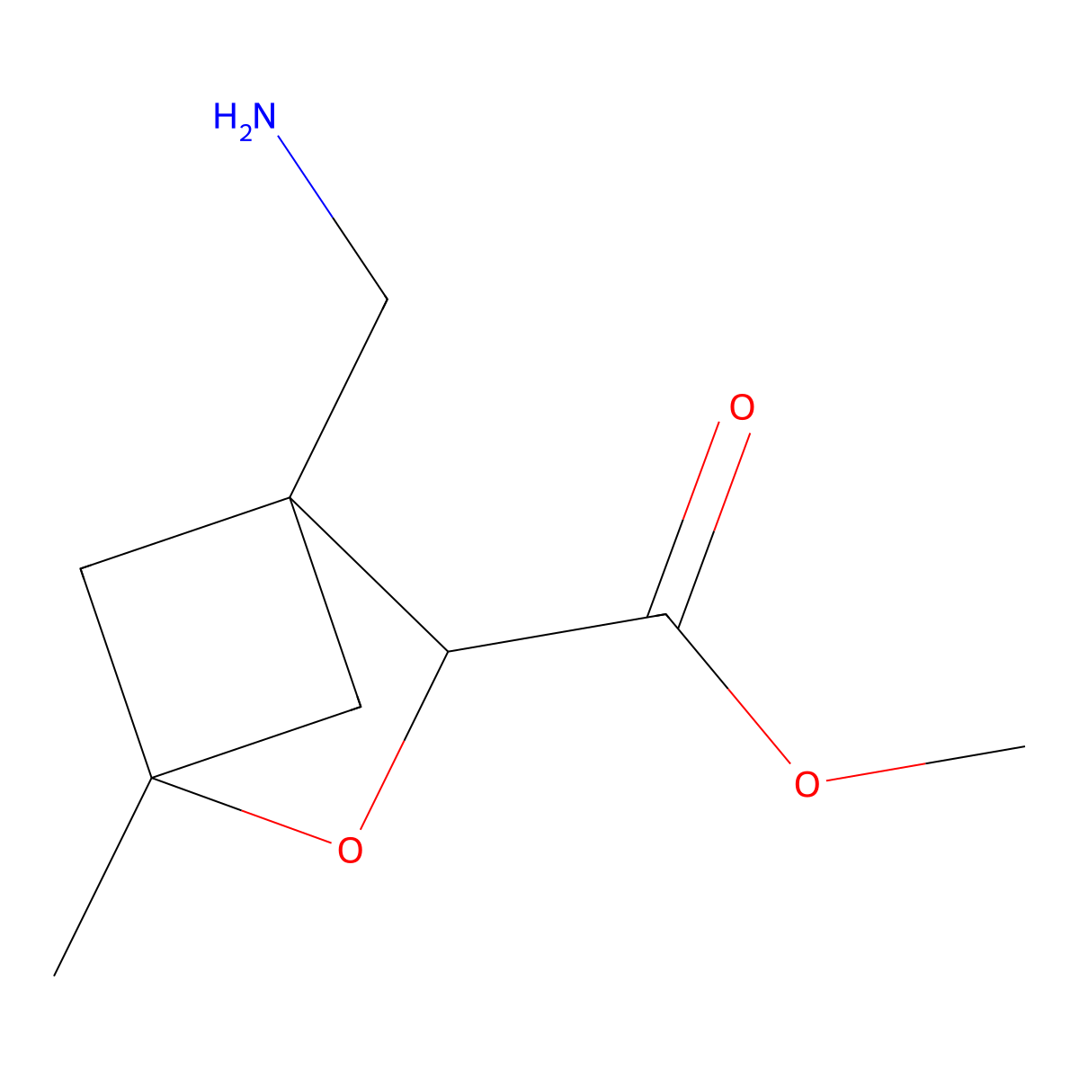 Methyl 4-(aminomethyl)-1-methyl-2-oxabicyclo[2.1.1]hexane-3-carboxylate molecular structure, CAS 2751619-82-4