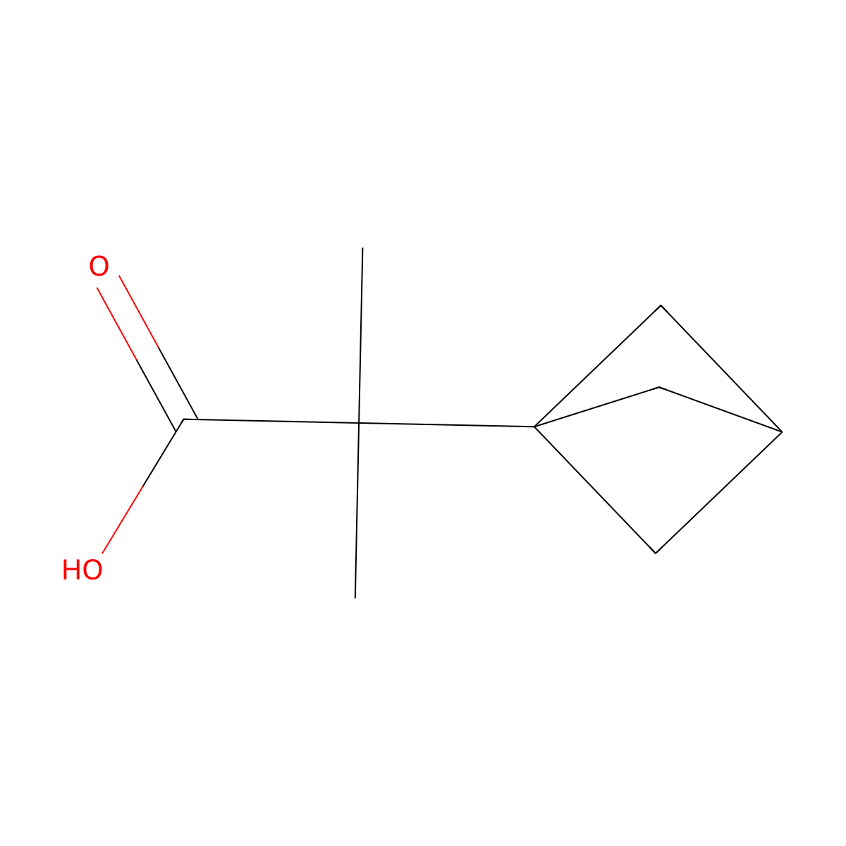 2-{Bicyclo[1.1.1]pentan-1-yl}-2-methylpropanoic acid molecular structure, CAS 2751620-20-7