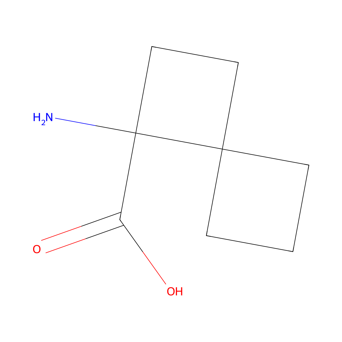 1-Aminospiro[3.3]heptane-1-carboxylic acid molecular structure, CAS 2751620-97-8