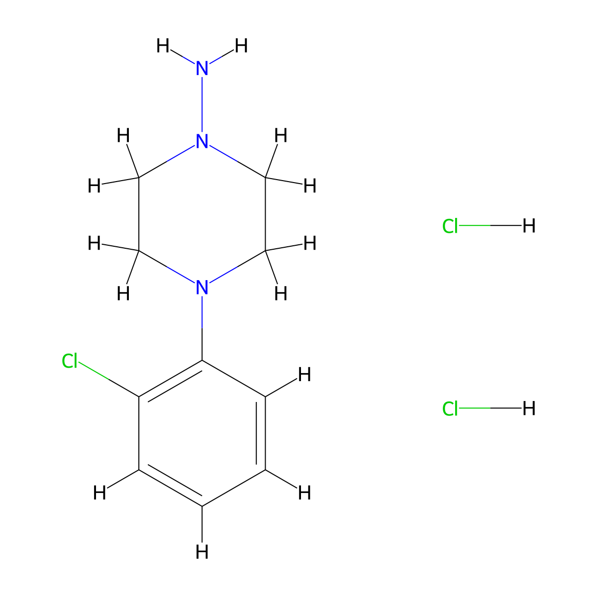 4-(2-Chlorophenyl)piperazin-1-aminedihydrochloride molecular structure, CAS 2751621-61-9