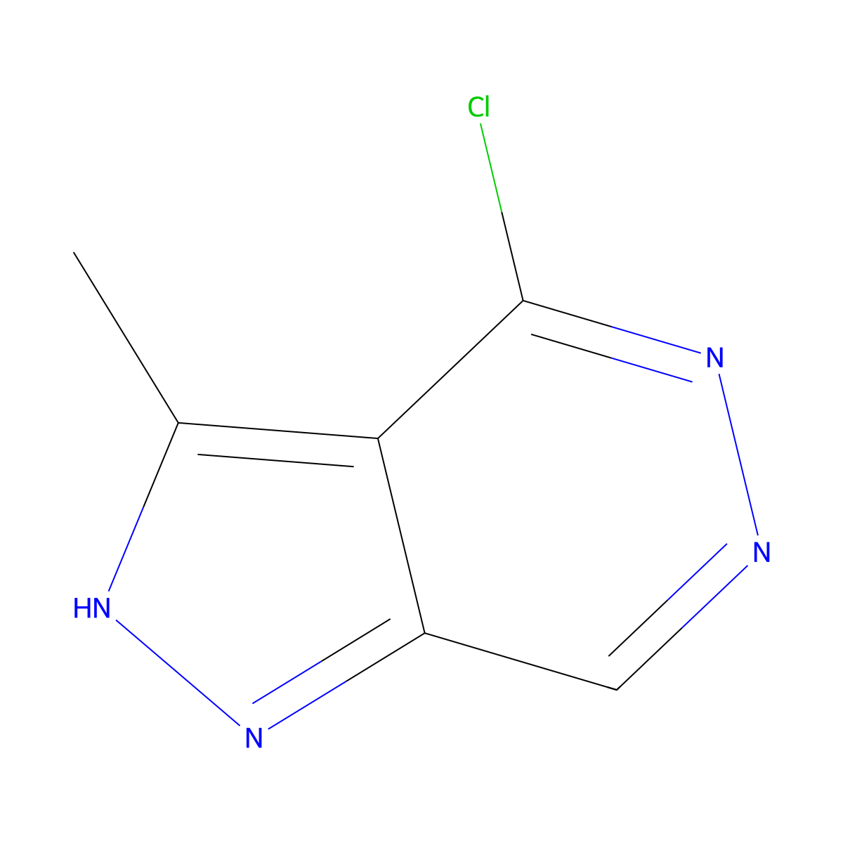4-chloro-3-methyl-1H-pyrazolo[3,4-d]pyridazine molecular structure, CAS 2751703-79-2