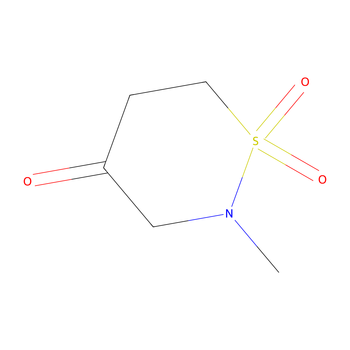 2-Methyl-1lambda6,2-thiazinane-1,1,4-trione molecular structure, CAS 2751704-48-8