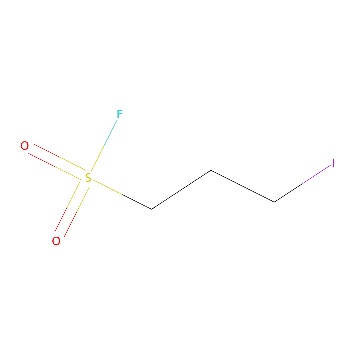 3-Iodopropane-1-sulfonyl fluoride molecular structure, CAS 2751796-71-9