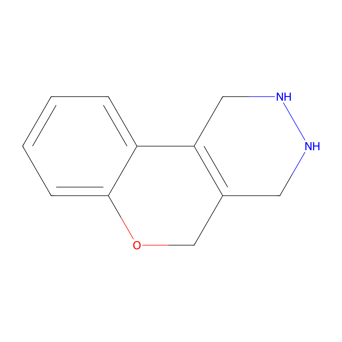 1H,2H,3H,4H,5H-chromeno[3,4-d]pyridazine molecular structure, CAS 2751880-77-8