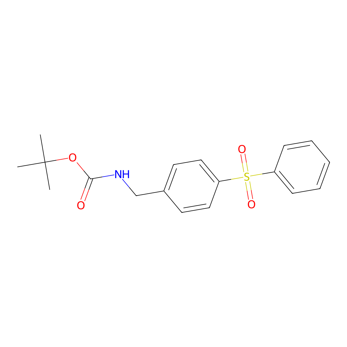 Tert-butyl (4-(phenylsulfonyl)benzyl)carbamate molecular structure, CAS 2751980-73-9