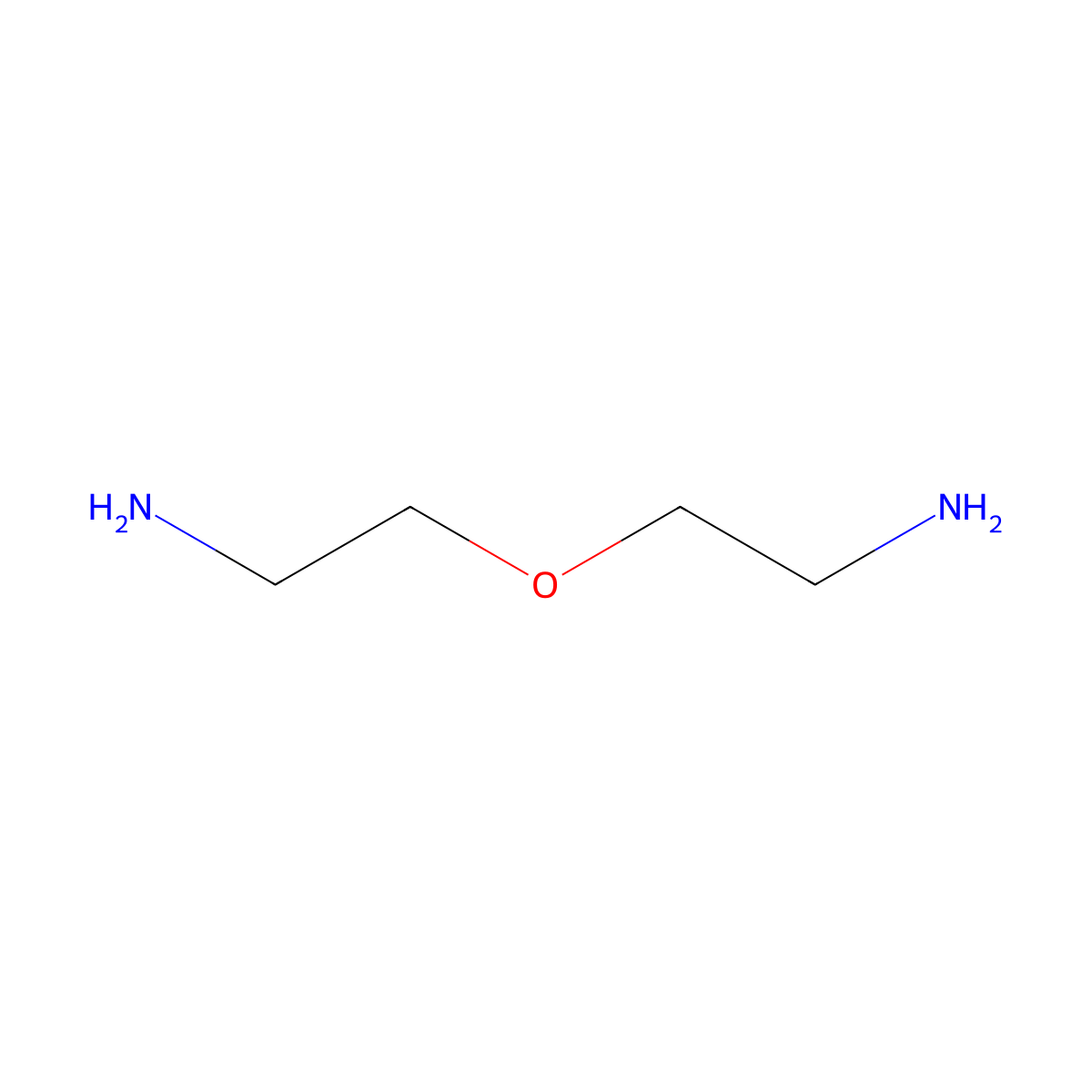 Bis(2-aminoethyl) ether molecular structure, CAS 2752-17-2