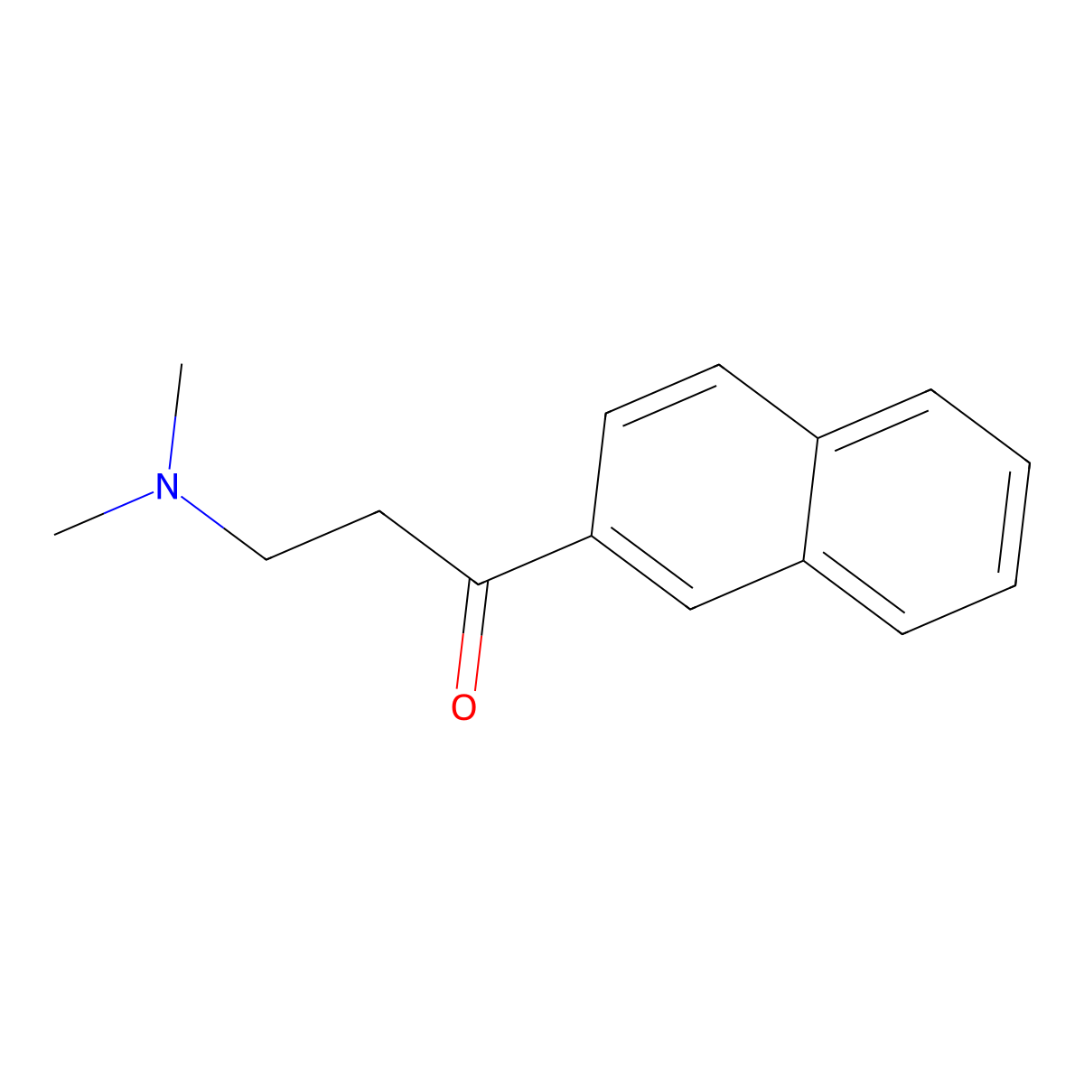 3-(Dimethylamino)-1-(naphthalen-2-yl)propan-1-one molecular structure, CAS 2752-87-6