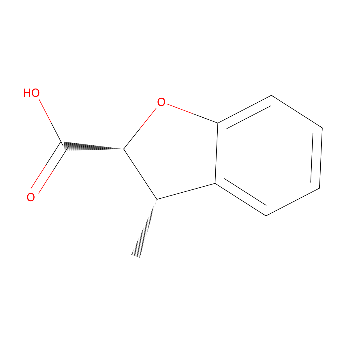 rac-(2R,3S)-3-methyl-2,3-dihydro-1-benzofuran-2-carboxylic acid molecular structure, CAS 2752192-48-4