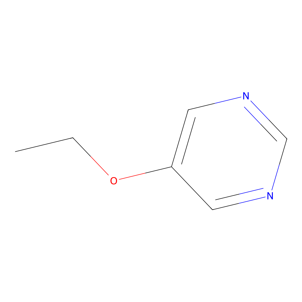 5-Ethoxypyrimidine molecular structure, CAS 27522-25-4